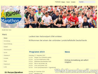 rursee-marathon.de website preview