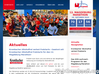magdeburg-marathon.eu website preview