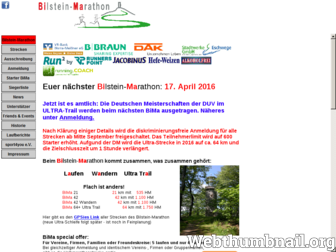 bilstein-marathon.de website preview