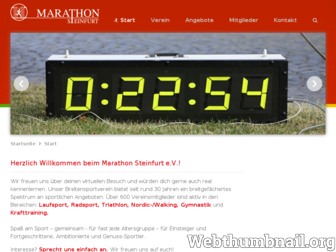 marathon-steinfurt.de website preview