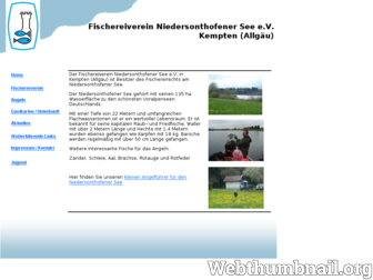 fischereivereinniedersonthofenersee.de website preview