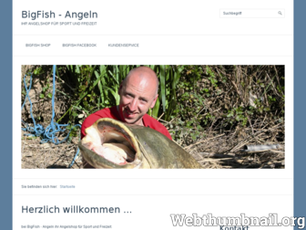 bigfish-angeln.de website preview