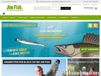 jimfish.de website preview