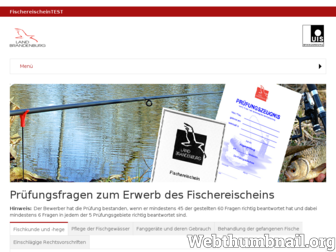 fischereischeintest.brandenburg.de website preview