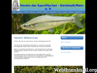 sportfischer-karlstadt.de website preview