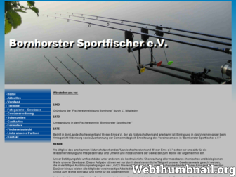 bornhorster-sportfischer.de website preview