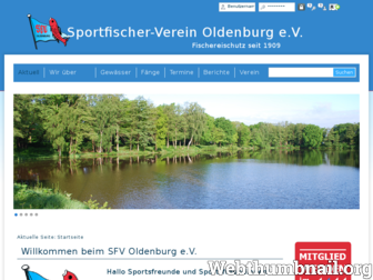 sportfischerverein-oldenburg.de website preview