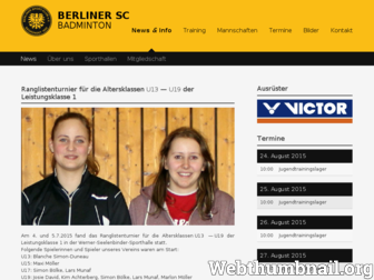 berlinersc-badminton.de website preview