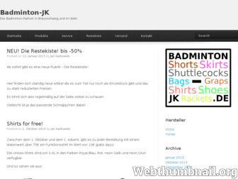 badminton-jk.de website preview
