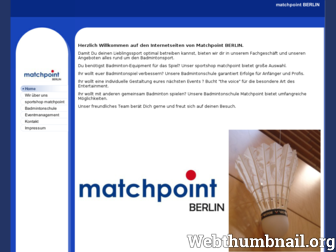 matchpoint-berlin.de website preview