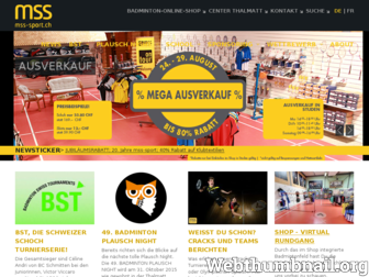 mss-sport.ch website preview