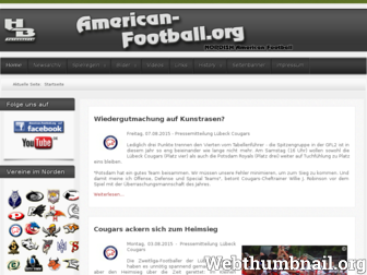american-football.org website preview