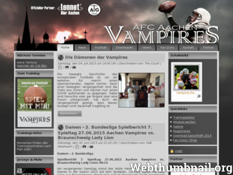 aachen-vampires.de website preview