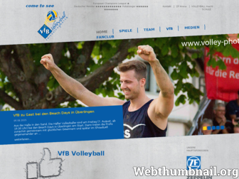 vfb-volleyball.de website preview
