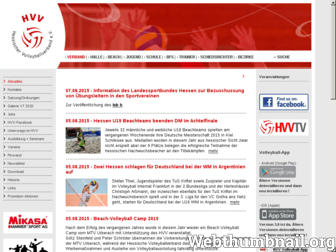 hessen-volley.de website preview