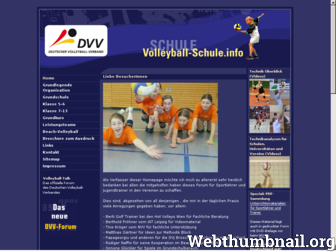 volleyball-schule.info website preview