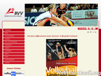 volleyball-bremen.de website preview