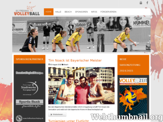 volleyball-freising.de website preview