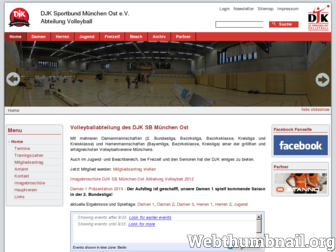 volleyball-muenchen.de website preview