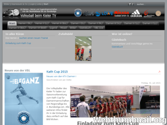 volleyball-ktv.de website preview