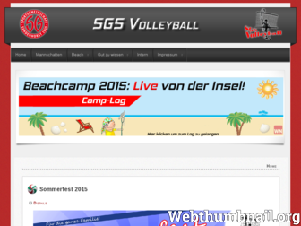 volleyball-sendenhorst.de website preview