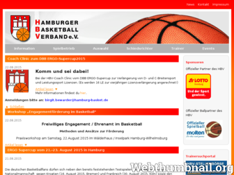 hamburg-basket.de website preview