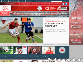 football.ch website preview