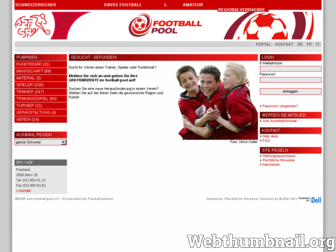 football-pool.ch website preview