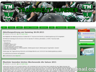 football-traunreut.de website preview