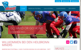 heilbronn-miners.com website preview