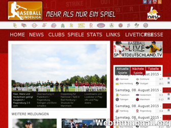 baseball-bundesliga.de website preview