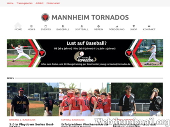 tornados.de website preview