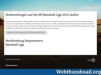 baseball.ostsee-news.org website preview