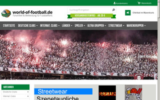 world-of-football.de website preview