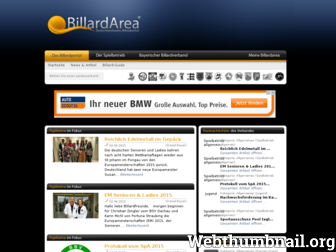 bbv.billardarea.de website preview