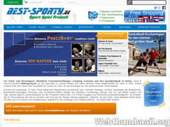 best-sporty.de website preview