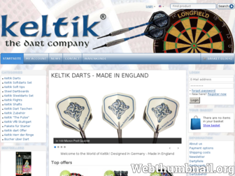 keltik-darts.de website preview