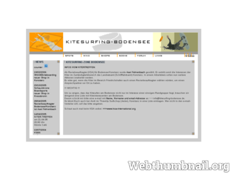 kitesurfing-bodensee.de website preview