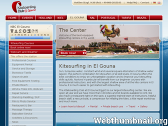 elgouna.kiteboarding-club.com website preview