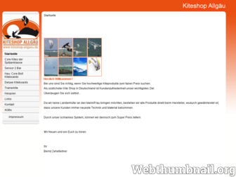 kiteshop-allgaeu.de website preview