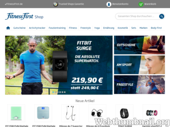 webshop.fitnessfirst.de website preview