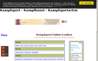 kampfsport-online.com website preview