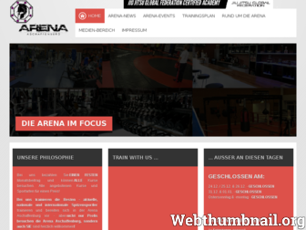arena-aburg.de website preview