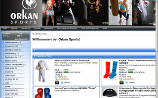 orkansports.de website preview