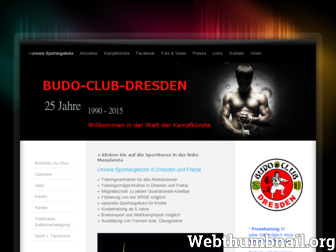 budo-club-dresden.de website preview
