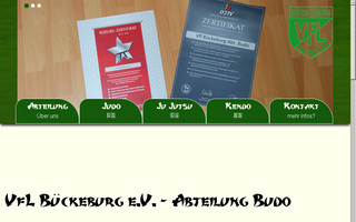 budo-bueckeburg.de website preview