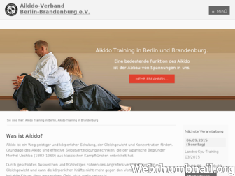 aikido-berlin-brandenburg.de website preview