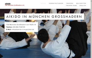 aikido-in-muenchen.de website preview
