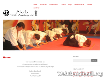 aikido-augsburg.de website preview