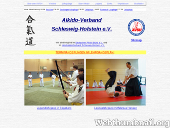 aikido-sh.de website preview